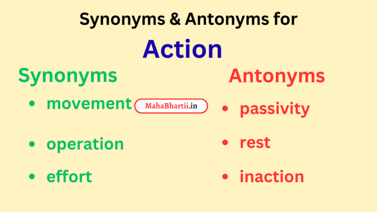 Action, Action meaning in marathi, Action meaning in hindi